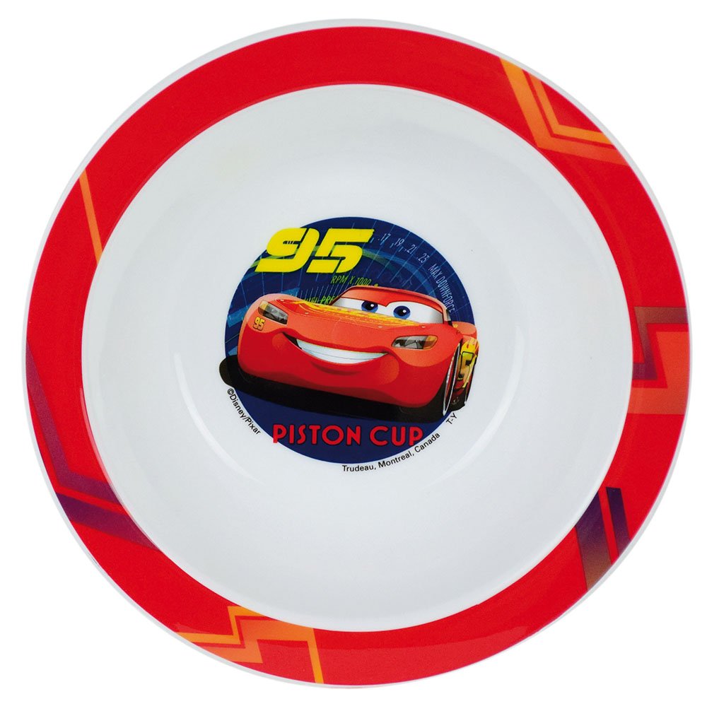 FUN HOUSE 005511 Disney Cars Bowl Set Blue Polypropylene Microwaveable 16 x 16 x 4 cm