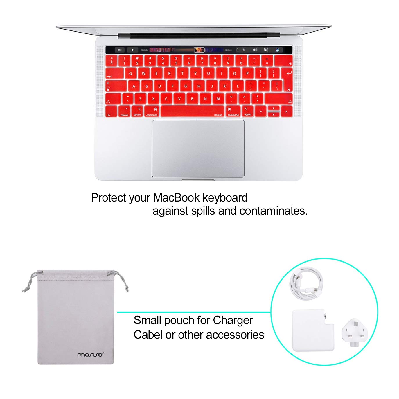 Accessori per PC portatili MOSISO Custodia MacBook PRO 13 Pollici 2019-2016  Case A2159/A1989/A1706/A1708,Rigida Cover\u0026Tastiera Cover\u0026Proteggi  Schermo\u0026Piccola Custodia Compatibile con MacBook PRO 13 Touch Bar,Marsala  Rosso urban-earth.co.uk