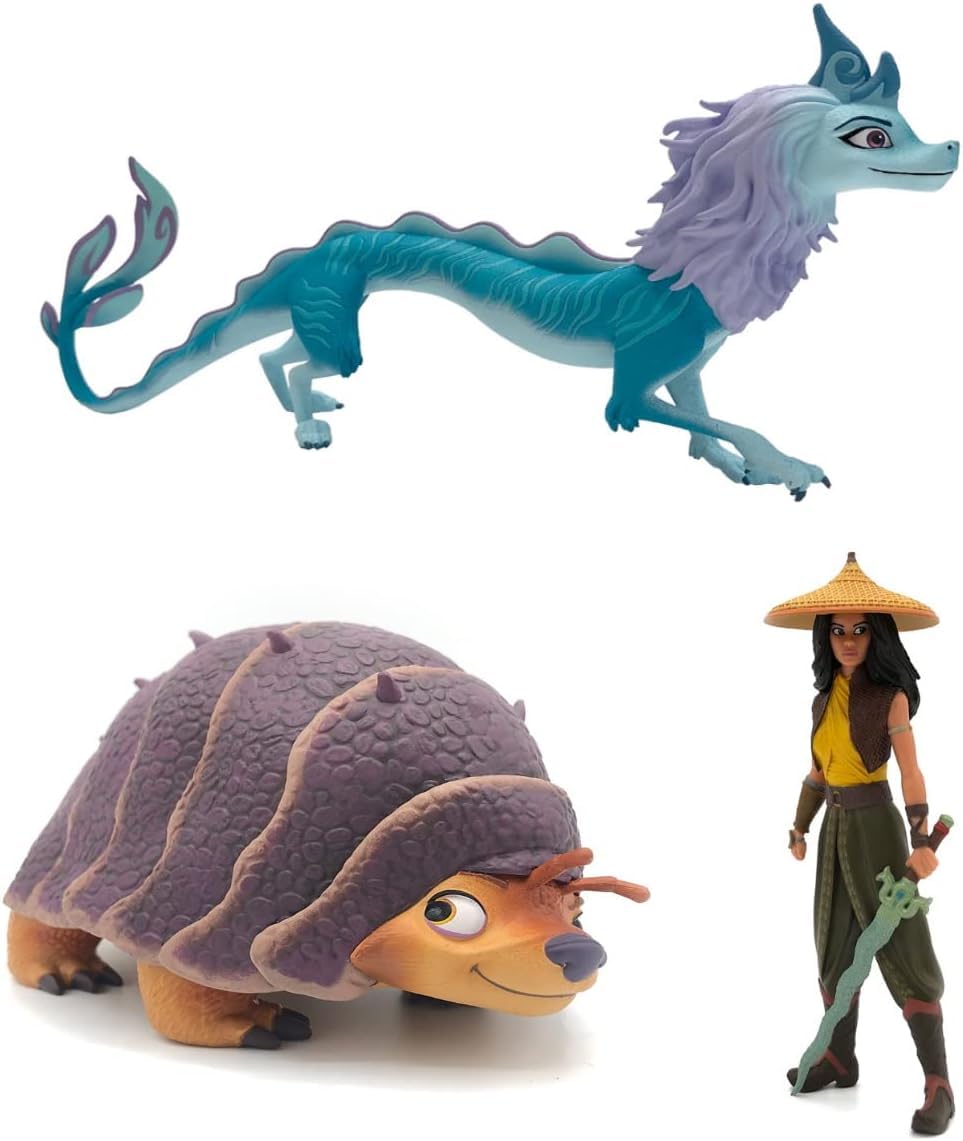 Disney Raya - 3 Toy Figures - Playset