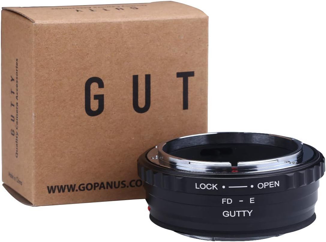 Gutty Camera Lens Mount Adapter for Canon FD Lens to Sony NEX E-Mount Camera