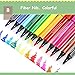 Magicdo 24 Colors Kids Markers with Stamps Bonus, Washable Fine Tip Coloring Marker Pens with Storage Case