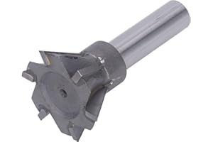 60 Degree Dovetail Cutter 6 Flute 60mm Straight Shank Milling End Mill High Speed Cutting Tool for Stainless Steel Metal Meta