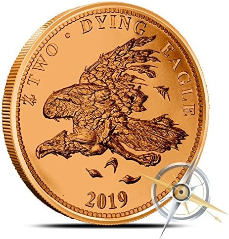 Zombucks Dying Eagle 1 oz Copper Round