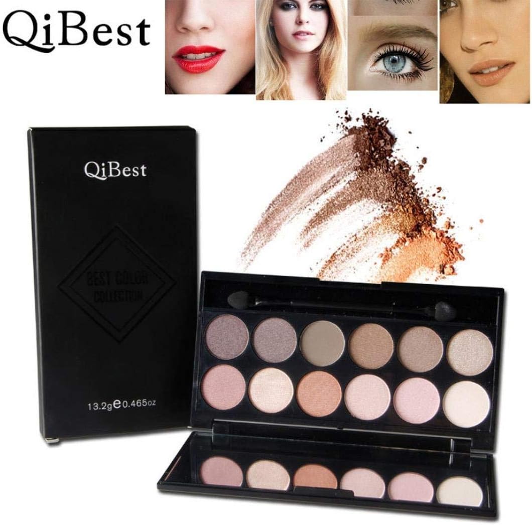 Hunputa Genuine Qibest Cosmetic Makeup Blusher 12 Colors Concealer Eye shadow