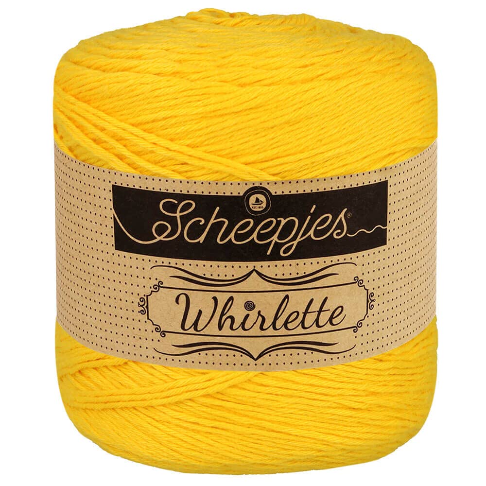 Scheepjes Whirlette 100g - 858 Banana, Yellow Knitting and Crochet Yarn — image 1