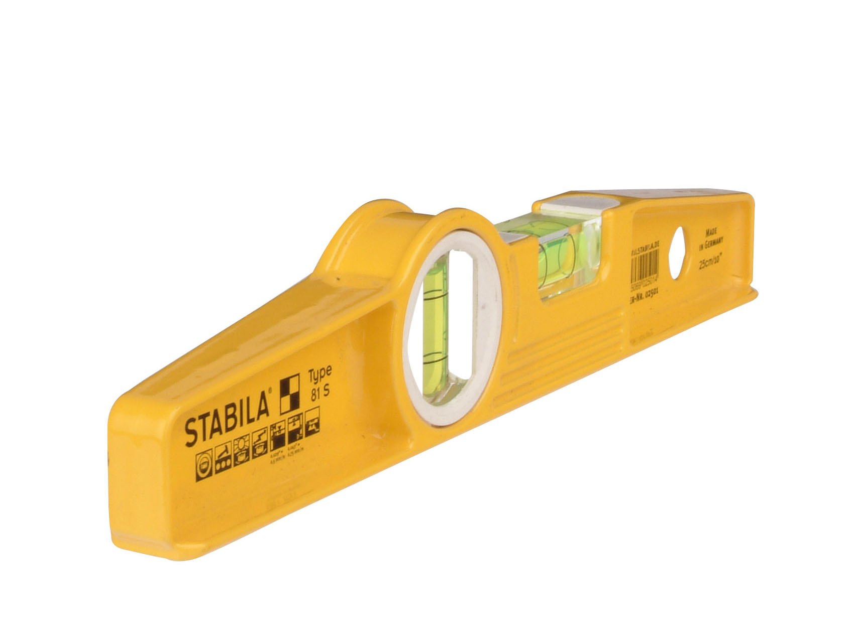 Stabila STB81S10MLCD Boat Levels , Yellow