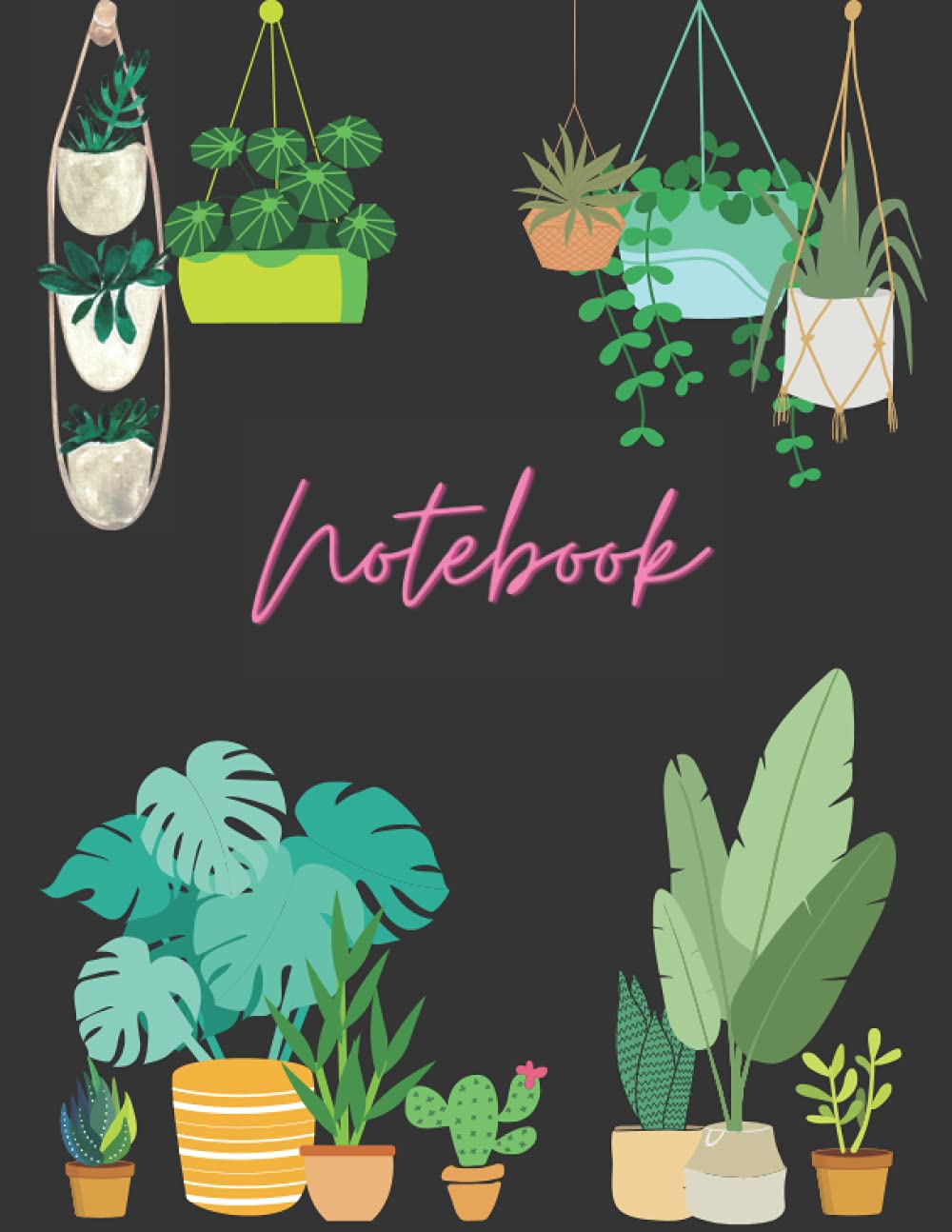 Notebook: Plant Parent Composition Notebook, Wide-Ruled, 120 Pages - Large 8.5 x 11 (Composition Notebooks)