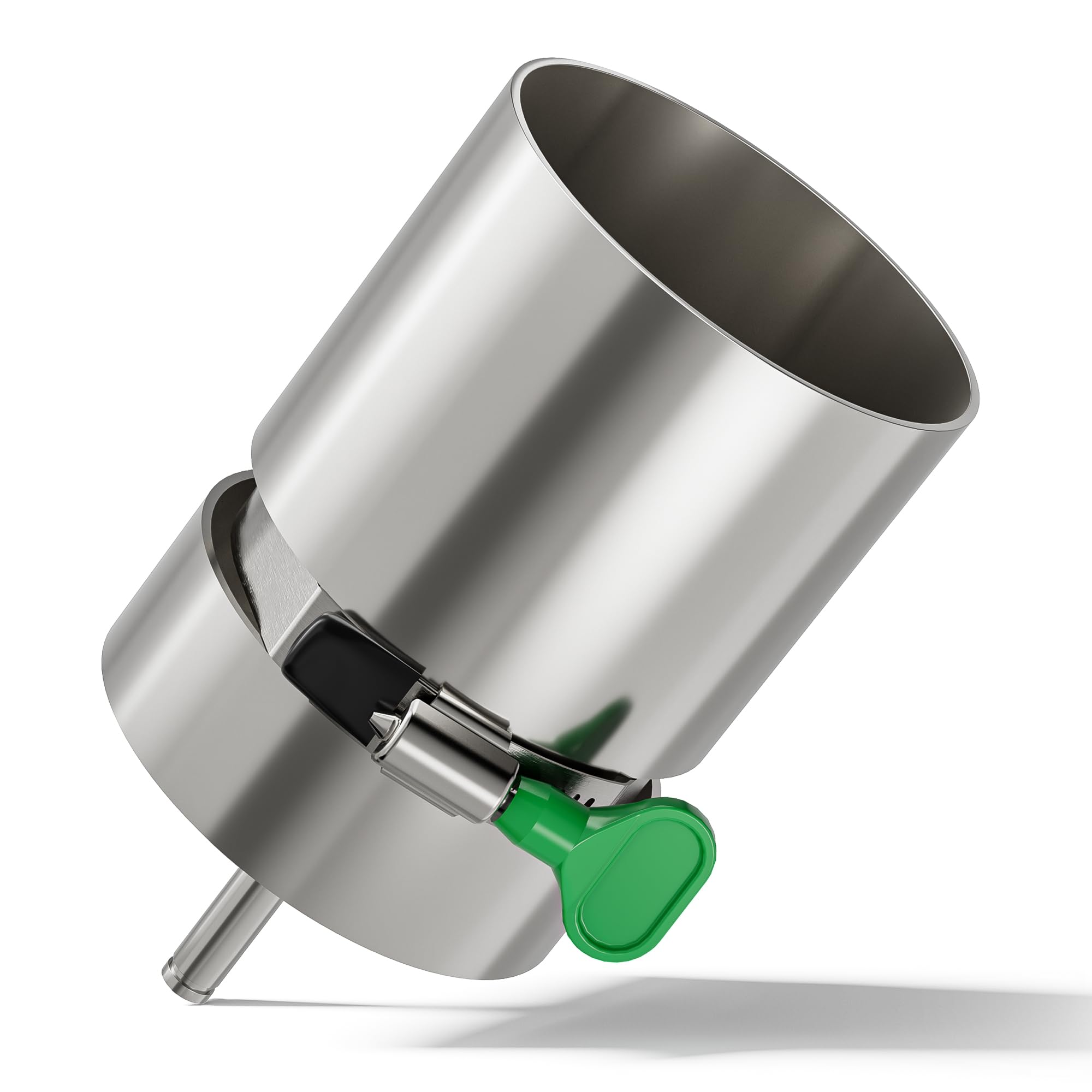 Photo 1 of Caulimo Spray Paint Can Shaker for Drill-Powered Only— Fits 2" to 3" Cans, Time-Saving/One Click-Adjustment, Stainless Steel Paint Can Mixer for DIY, Garage and Professional Use