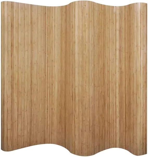 vidaXL Room Divider Rollup onepiece Foldable Rustic Charm