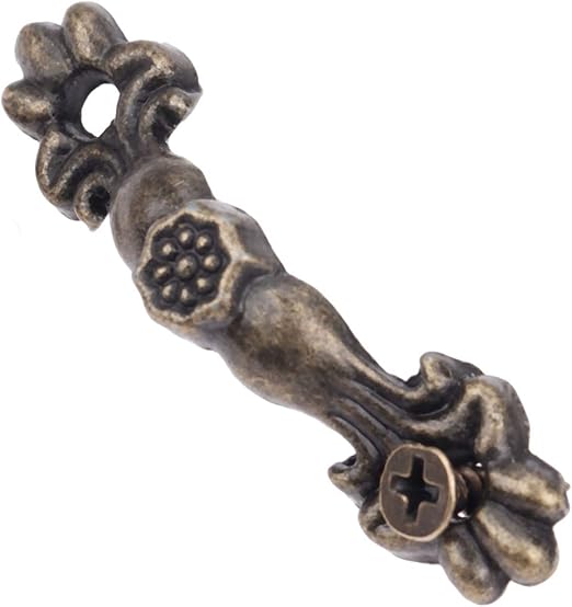 10 Sets Mini Vintage Bronze Knobs Antique Drawer Handles Pulls