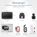 AUTO-VOX CS2 Wireless Reversing Camera Kit 4.3" Monitor Super Night Vision Vans view 8