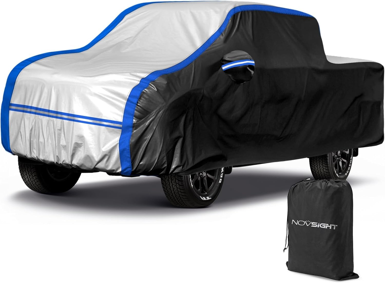 Photo 1 of NOVSIGHT Truck Cover Waterproof All Weather - 10 Layer Heavy Duty Outdoor for Ford f150/Ram 1500/Chevy Silverado/GMC,Protection Pickup Covers,Fit up to 255"-268"