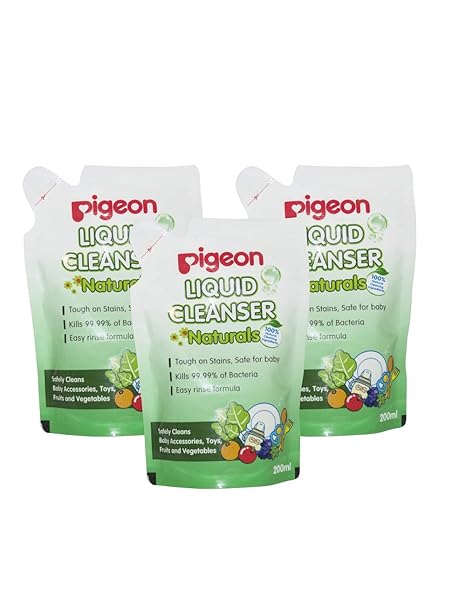 Pigeon Liquid Cleanser (200ml, Pack of 3) - 600 ml