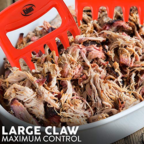 Kaluns Meat Claws, Best Meat and Pulled Pork Shredder Easily Lift, Handle, Pull, Cut, and Shred Meat - Ultra-Sharp Plastic Blades - Heat Resistant, BPA Free, FDA Approved, Dishwasher Safe
