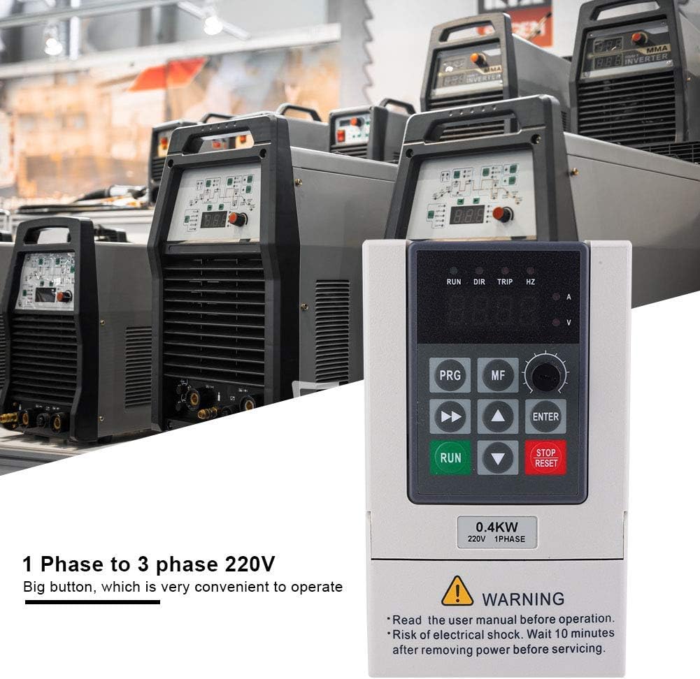 LHQHQ VFD Inverter 0.4KW 220V Single Phase to 3 Phase Variable