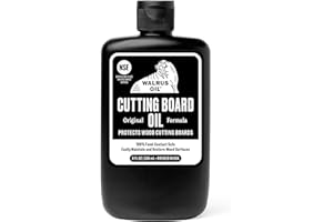 Walrus Oil - Cutting Board Oil and Wood Butcher Block Oil, 8 oz Bottle, FDA Food-Contact Safe