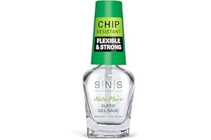 SNS HEALTHY NATURAL NAILS SNS Base Coat Nail Polish for Nail Dip Powder, Gel Base - Long-Lasting & Fast-Drying Nail Strengtheners Gel Base - Low-Odor & No UV Lamp Required - 0.5 Oz