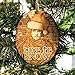 Ornament - Let it Snow - Raw Wood 4x3in