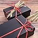 Whaline 229 Yards Christmas Raffia Paper Ribbon Red Craft Packing Paper Twine Raffia String for Valentines and Holiday Gifts, DIY Decoration and Weaving,1/4 inch Width