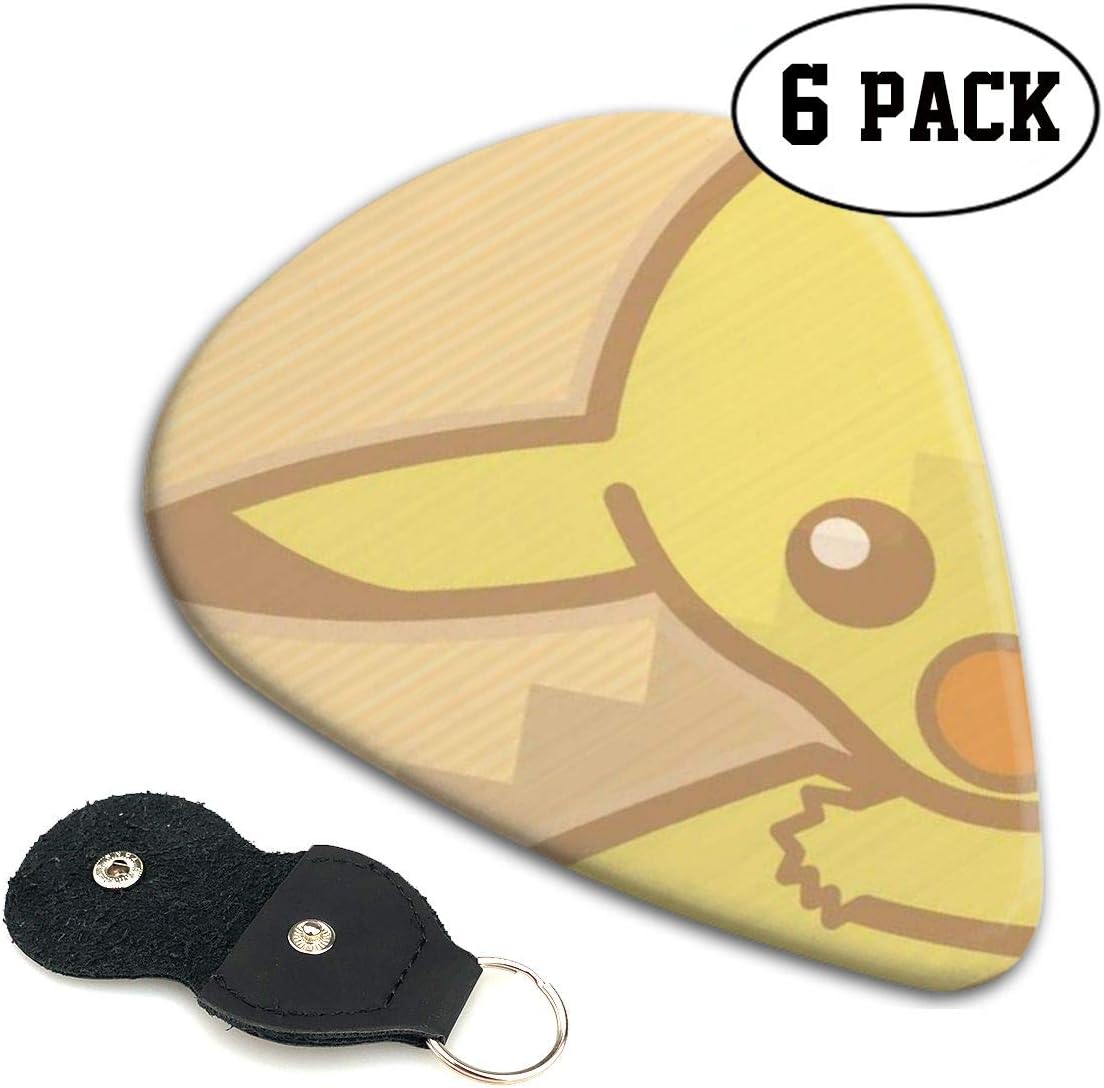 Pokemon Pikachu Celluloid Guitar Picks For Bass Electric