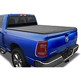 Amazon Com Lund Genesis Tri Fold Soft Folding Truck Bed Tonneau Cover 95064 Fits 2009 18 19 20 Classic Dodge Ram 1500 6 6 Bed 78 Automotive