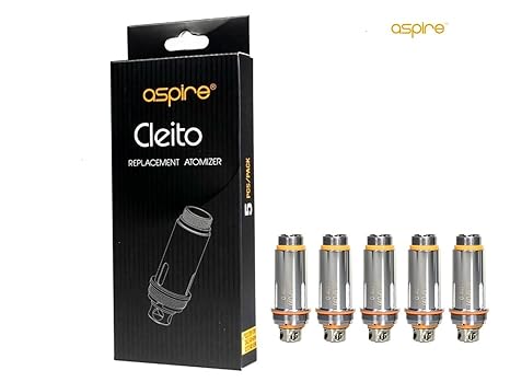 Aspire Cleito Verdampferköpfe 0.4 Ohm 1 Packung von 5 Ersatz