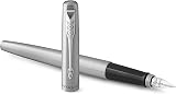 Parker Jotter Duo Gift Set Ballpoint & Fountain Pen Stainless Steel Chrome view 2