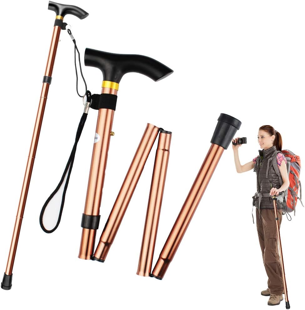 Chudian 2 Pieces Walking Sticks, 8493cm Adjustable Height Walking