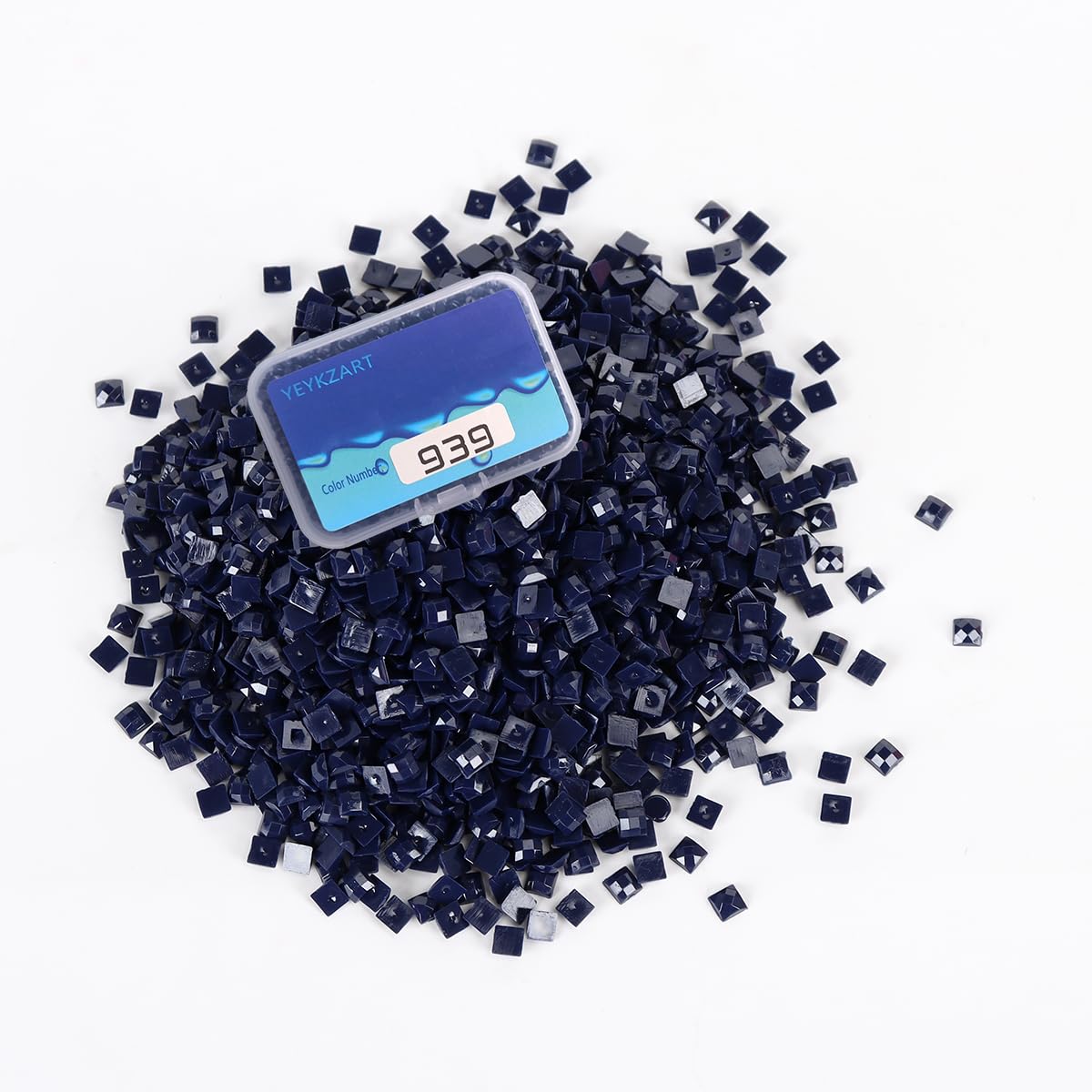 #939 Diamond Painting Replacement Beads Square Diamonds for Diamond Art Missing Drills 3500 PCS