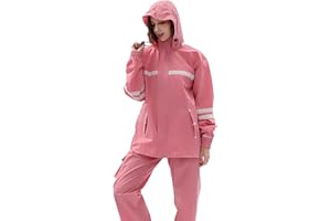 Rain Jackets for Men Waterproof Cycling Reflective Motorcycle Jacket Women Raincoats Set with Hood