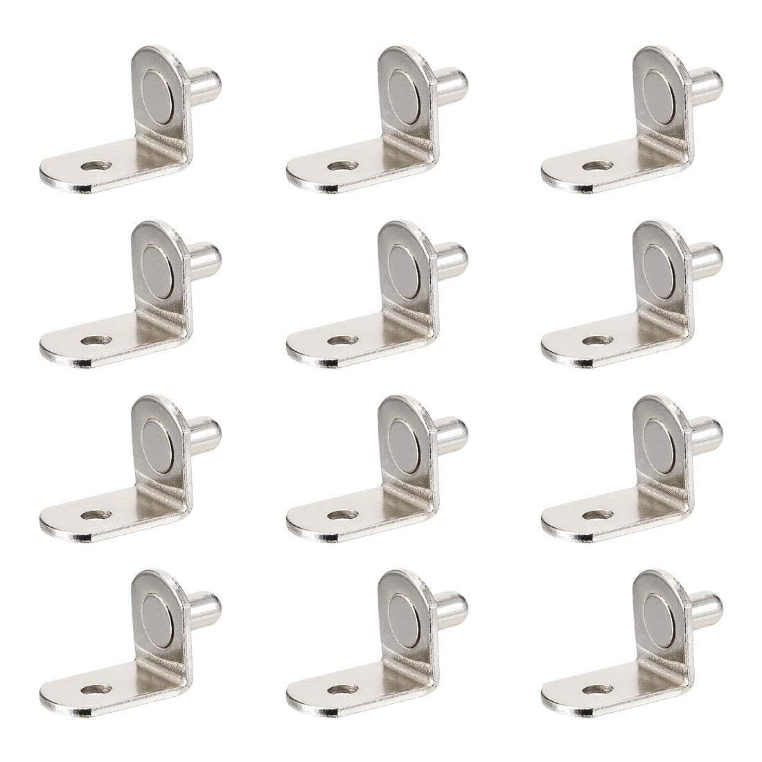 sourcing map Shelf Support Peg,5mm L-Shaped Support, Furniture Cabinet Closet Shelf,Bracket Pegs with Hole,for Kitchen Furniture Book Shelves Supplies,20pcs