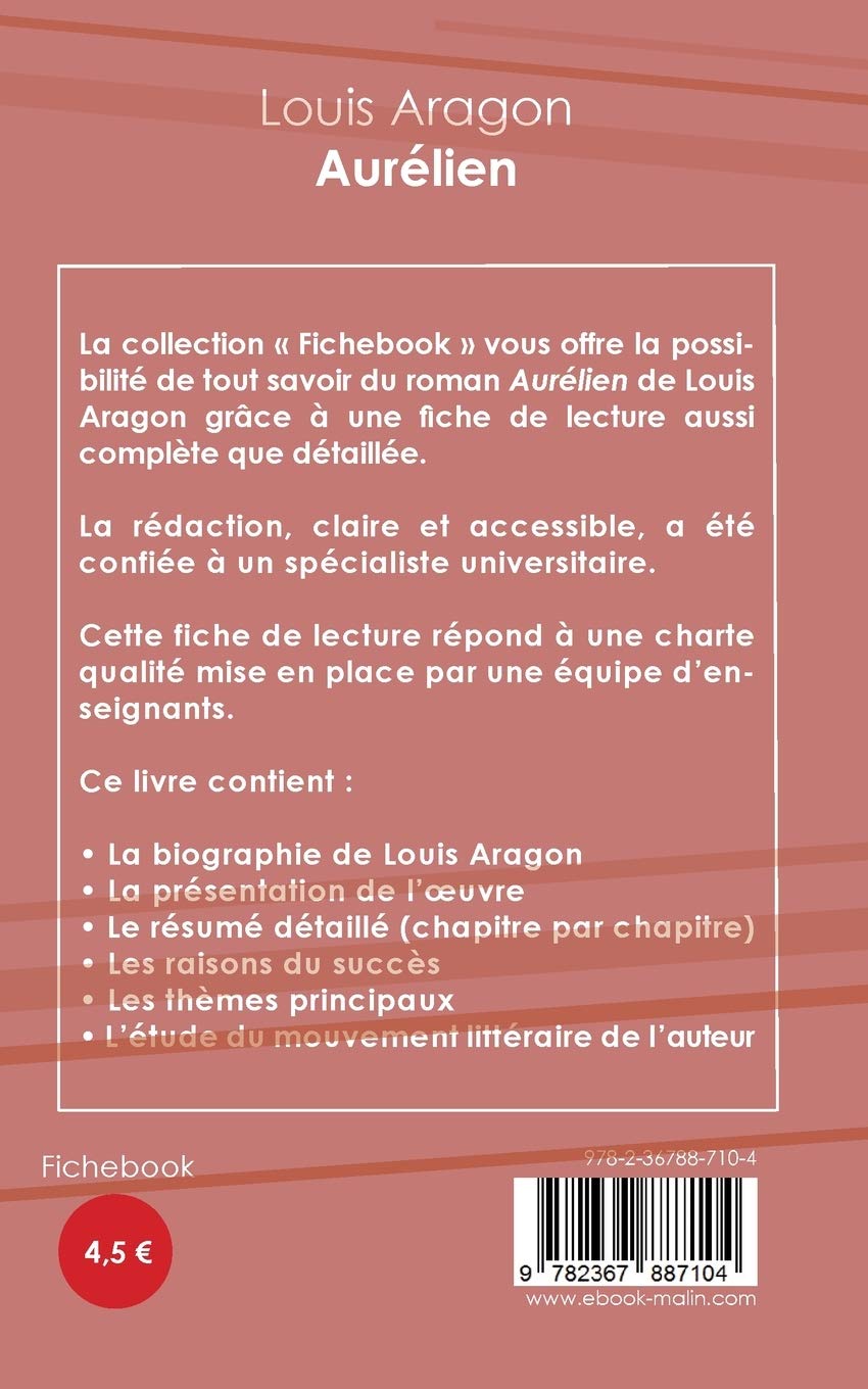 aurélien aragon résumé chapitre par chapitre