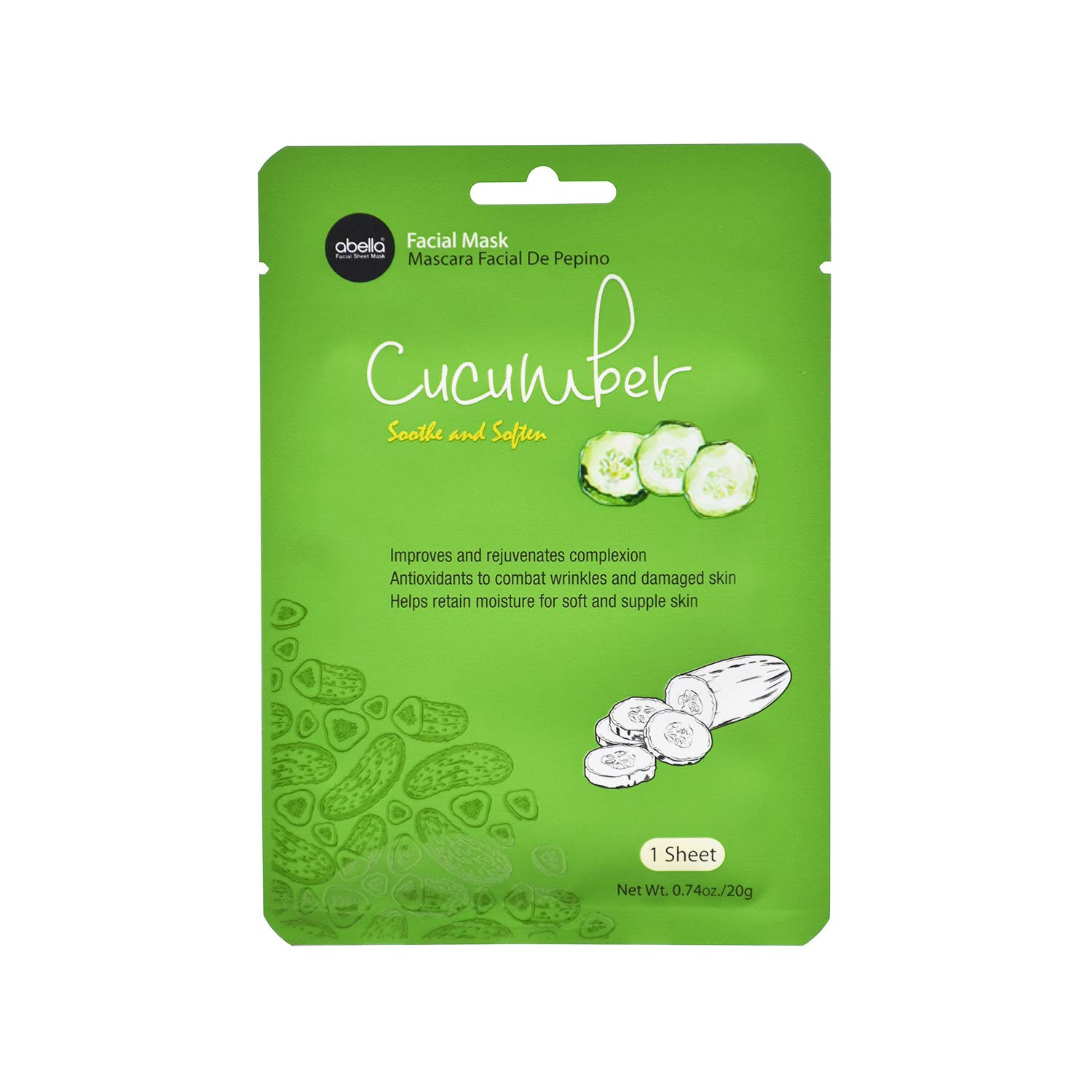 Celavi Essence Facial Face Mask Paper Sheet Korea Skin Care Moisturizing 12 Pack (Mix - 2 of Each) : Beauty