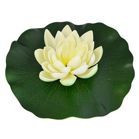 Amur SOLAR TEICHPUMPEN Set SOLARPUMPE GARTENTEICH WASSERSPIEL SOLAR SPRINGBRUNNEN SOLARTEICHPUMPE (Lotus-Blume Weiß)