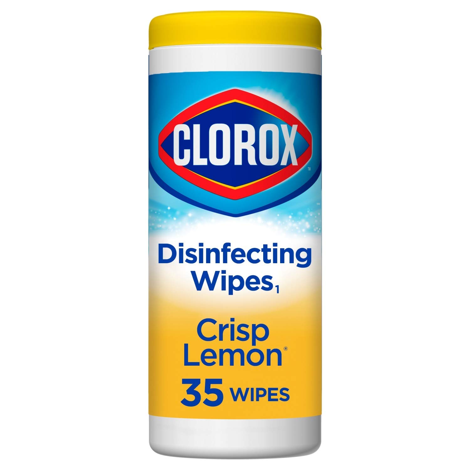 Clorox Disinfecting Wipes, Bleach Free Cleaning Wipes - Crisp Lemon, 35 Count