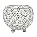 VINCIGANT Silver Crystal Bowl Candle Holders for Aromatherapy, Weddings, Party Favors Table Centerpieces/Gifts Boxed for Christmas
