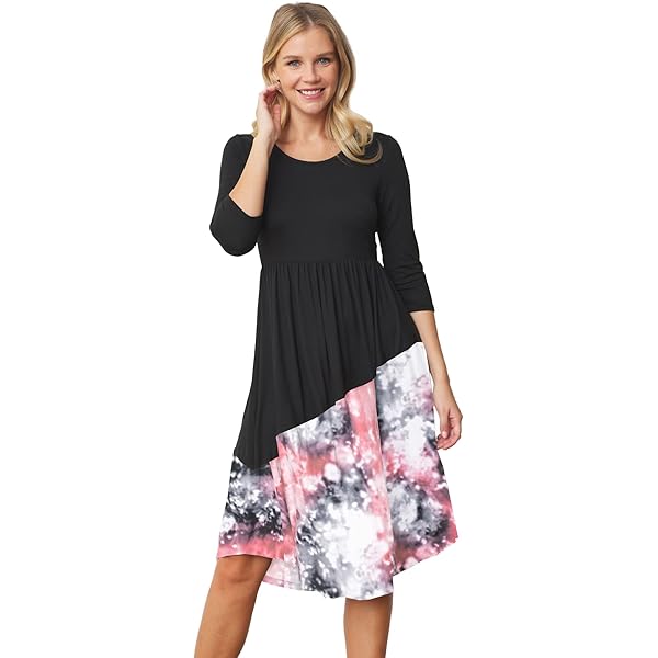 Charter Club Petite Floral-Hem Fit & Flare Dress (Black Combo, Petite) at  Amazon Women's Clothing store