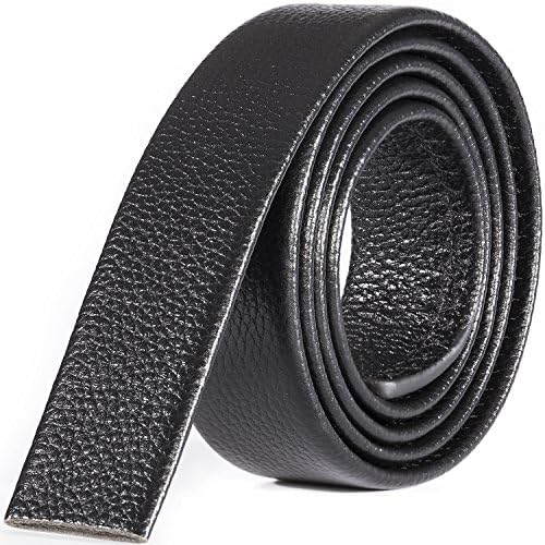 Katusi Mens Automatic Without Buckle Belt Genuine Leather Width 3.5cm kts10