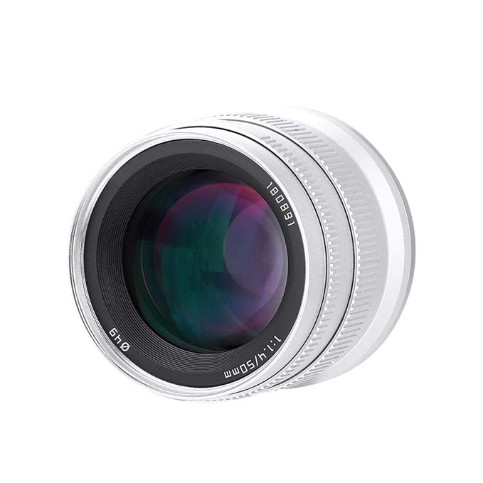 Vbestlife Lente de la cámara con Enfoque Manual APS-C 50 mm f1.4 ...