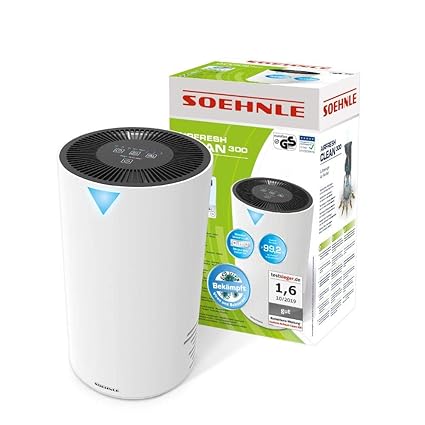 Soehnle Airfresh Clean 300 Air Scrubber Amazon In Home Kitchen