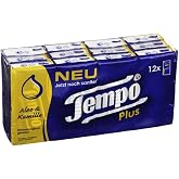 Tempo PLUS Taschentuecher Facial Tissues 12pc. x 9 Tissues