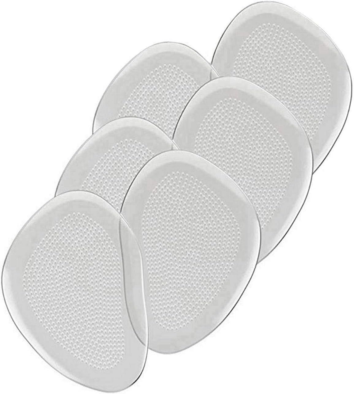 Runee Ball of Foot Cushions - 3 Pairs (6pcs) Premium Extra Soft Metatarsal Pads for Pain & Pressure Relief for Any Shoes: Health & Personal Care
