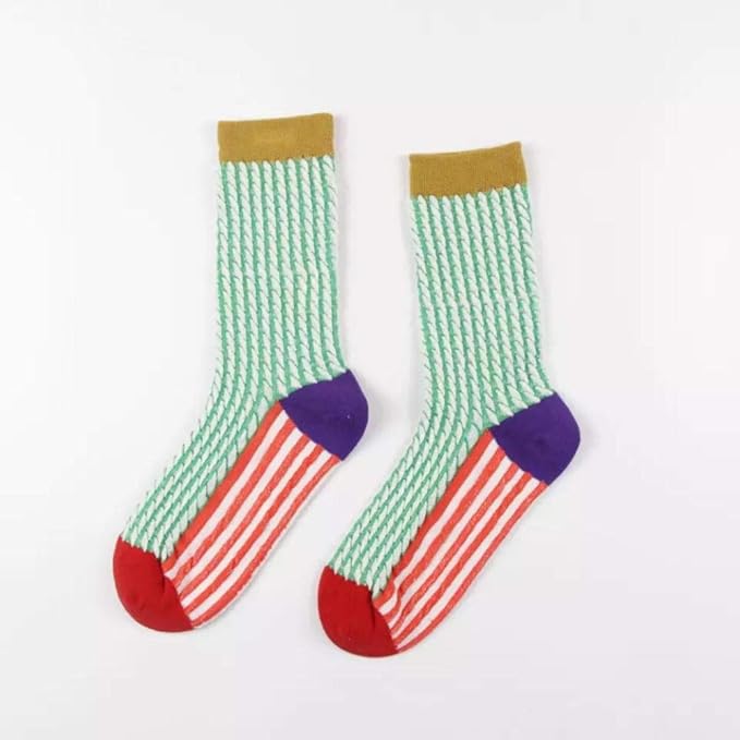 ROUNDER 3 Paar weibliche Röhrensocken im Herbststil, dreidimensionaler