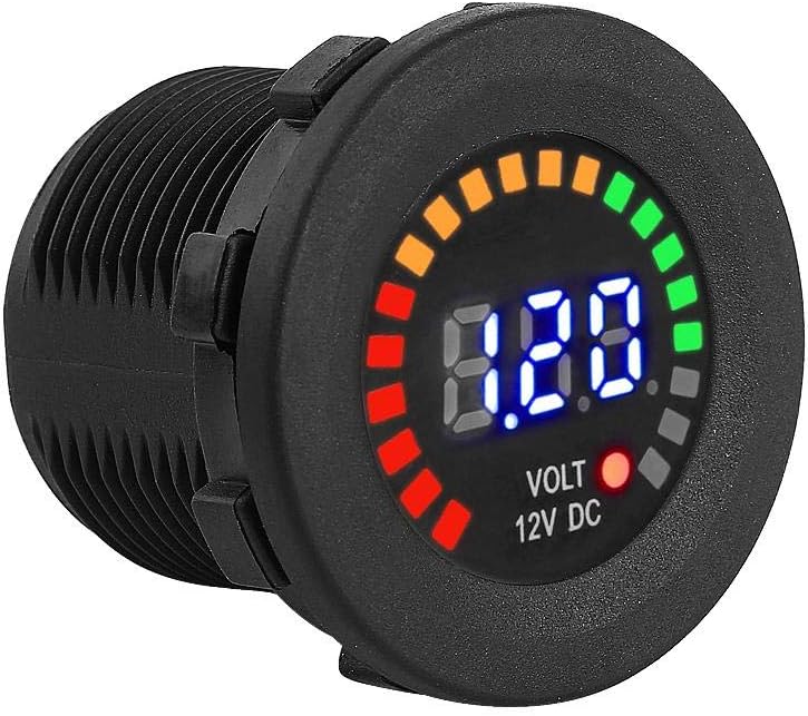 thumbnail image 2 of Ameribox 12V Digital LED Voltmeter Gauge – DC 5V-30V, For Car, Motorcycle, Boat 2 of 6