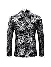 Cloudstyle traje de vestir para hombre de un solo pecho 2 piezas Slim Fit 2 botones Trajes