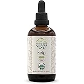 HerbEra Kelp B120 USDA Organic Tincture | Alcohol-Free Extract, High-Potency Herbal Drops | Certified Organic Kelp (Ascophyllum nodosum) Dried Plant (4 oz)