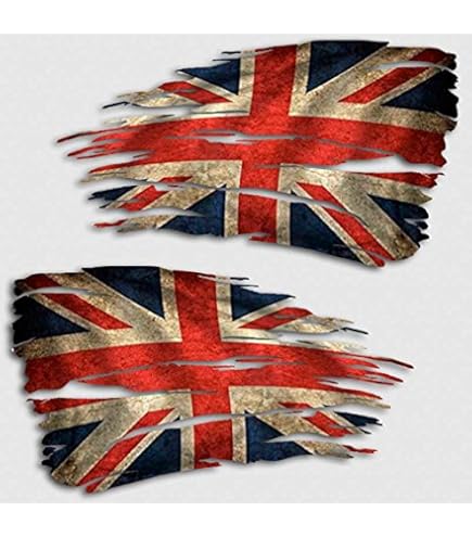 2 x 3D Domed Silicone Silver Stickers Decals UK United Kingdom Union Jack National Great Britain England Flag Car Motorcycle Helmet F 127 : Automotive