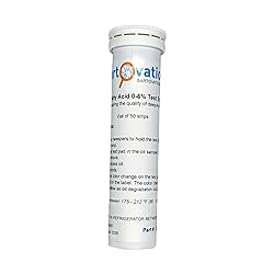 Frying Oil Quality Test Strips, High Range Free