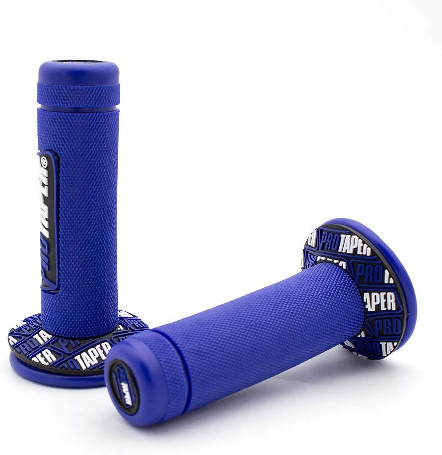 7/8" 22mm Rubber Motorcycle Hand Grip Autobike Handlebar Handle Bar Dirt Bike Off-road