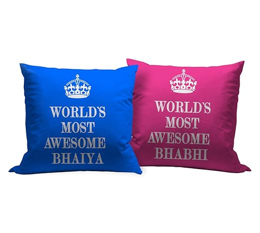 Buy Tied Ribbons Bhaiya Bhabhi Birthday Gift Set Of 2 Printed